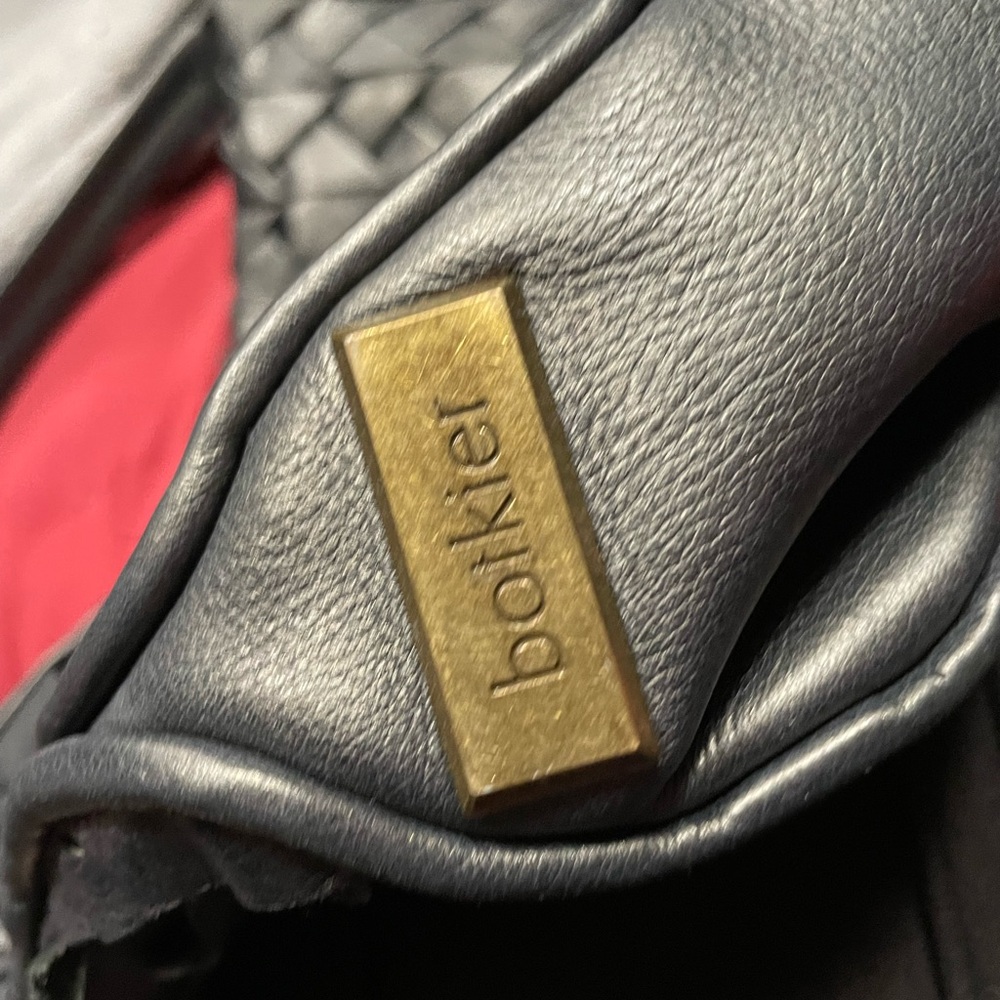 Botkier Black Bag with Gold Chain Detail